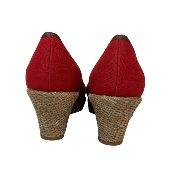 Merona Wenda Shoes Women's Size 8.5 Espadrilles Open Toe Slip On Platform Heels - Picture 6 of 11